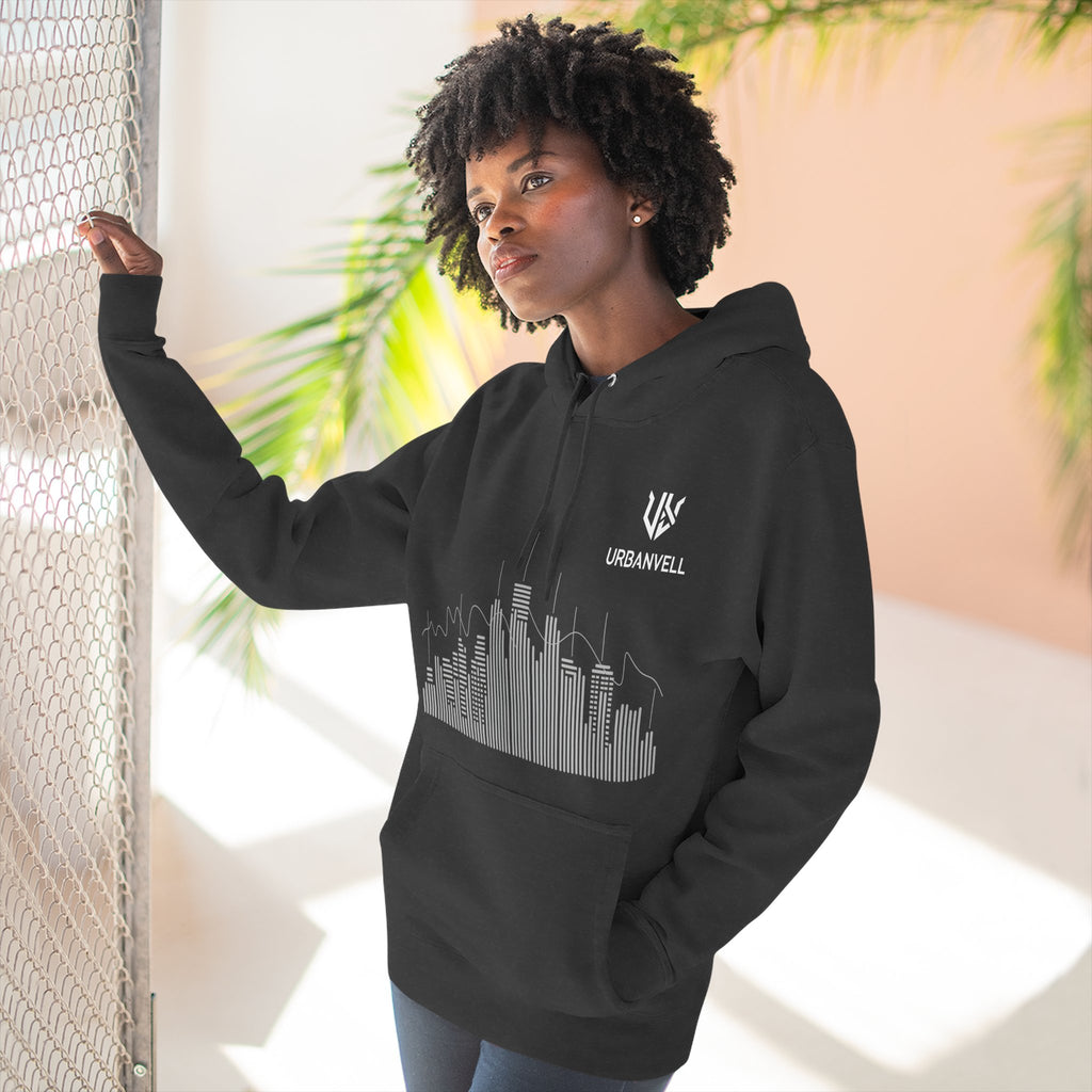 City Skyline Hoodie — URBANVELL Minimalist Skyline Pullover