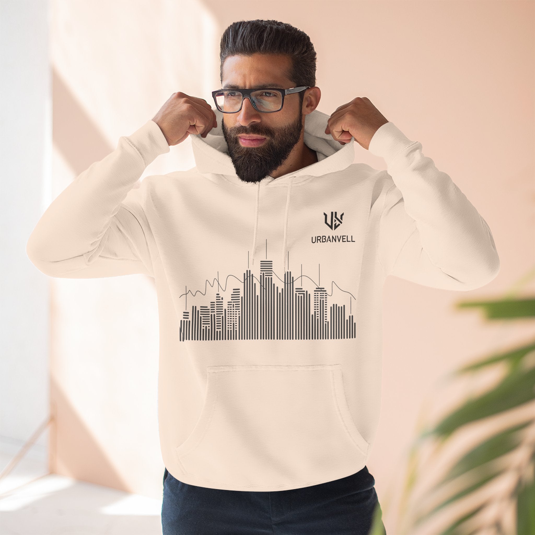City Skyline Hoodie — URBANVELL Minimalist Skyline Pullover