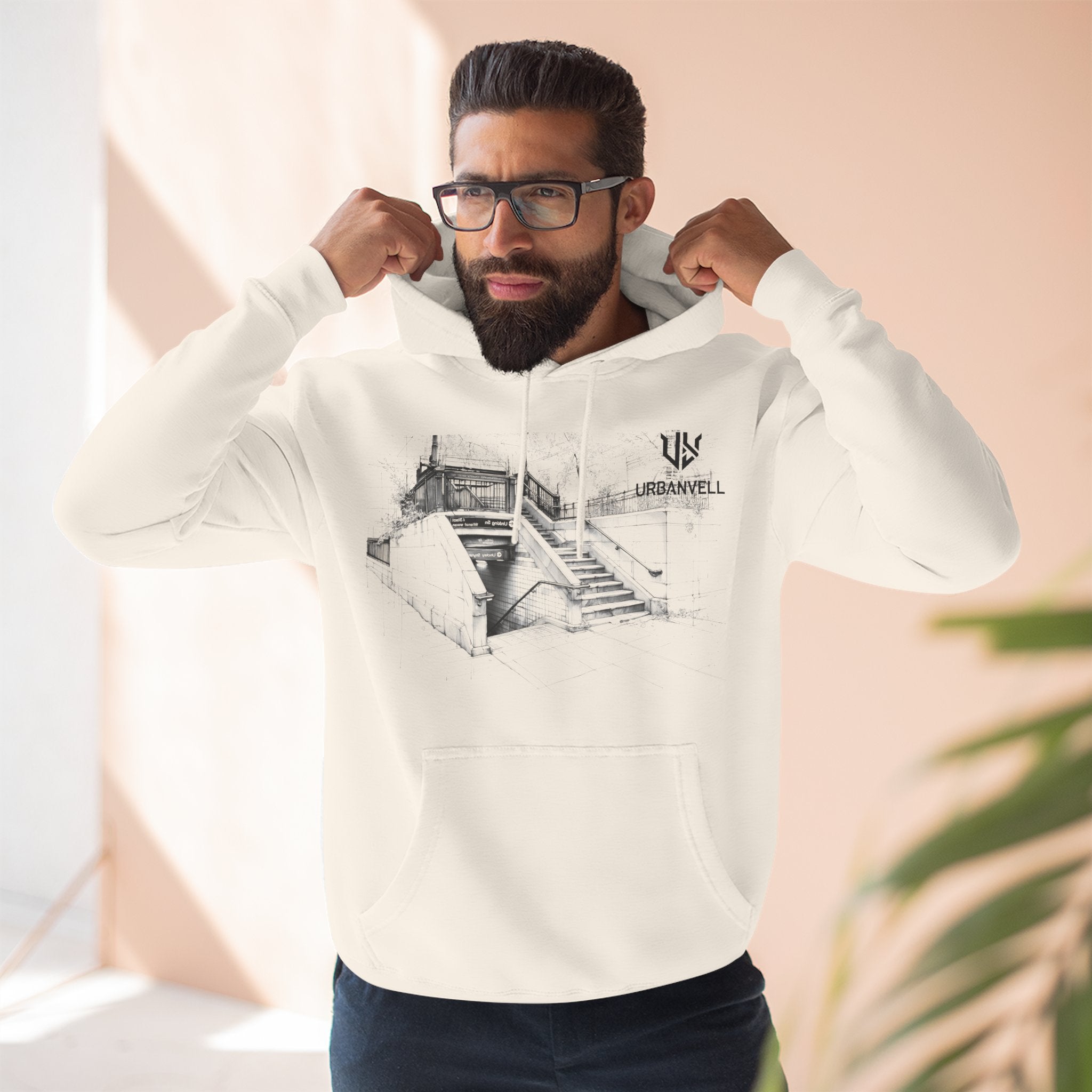 Metro Station Sketch Hoodie — URBANVELL