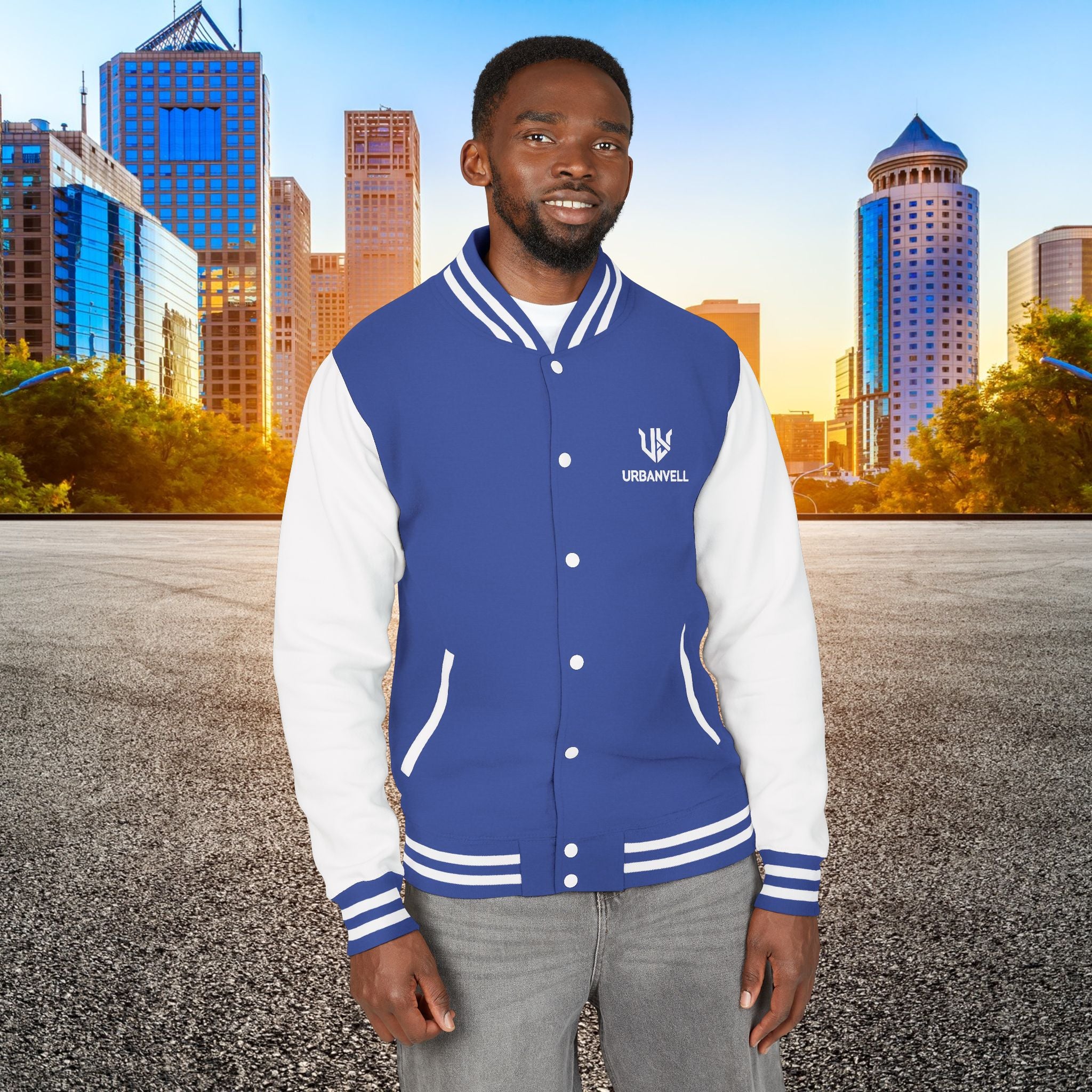 Premium Letterman Jacket with URBANVELL Logo