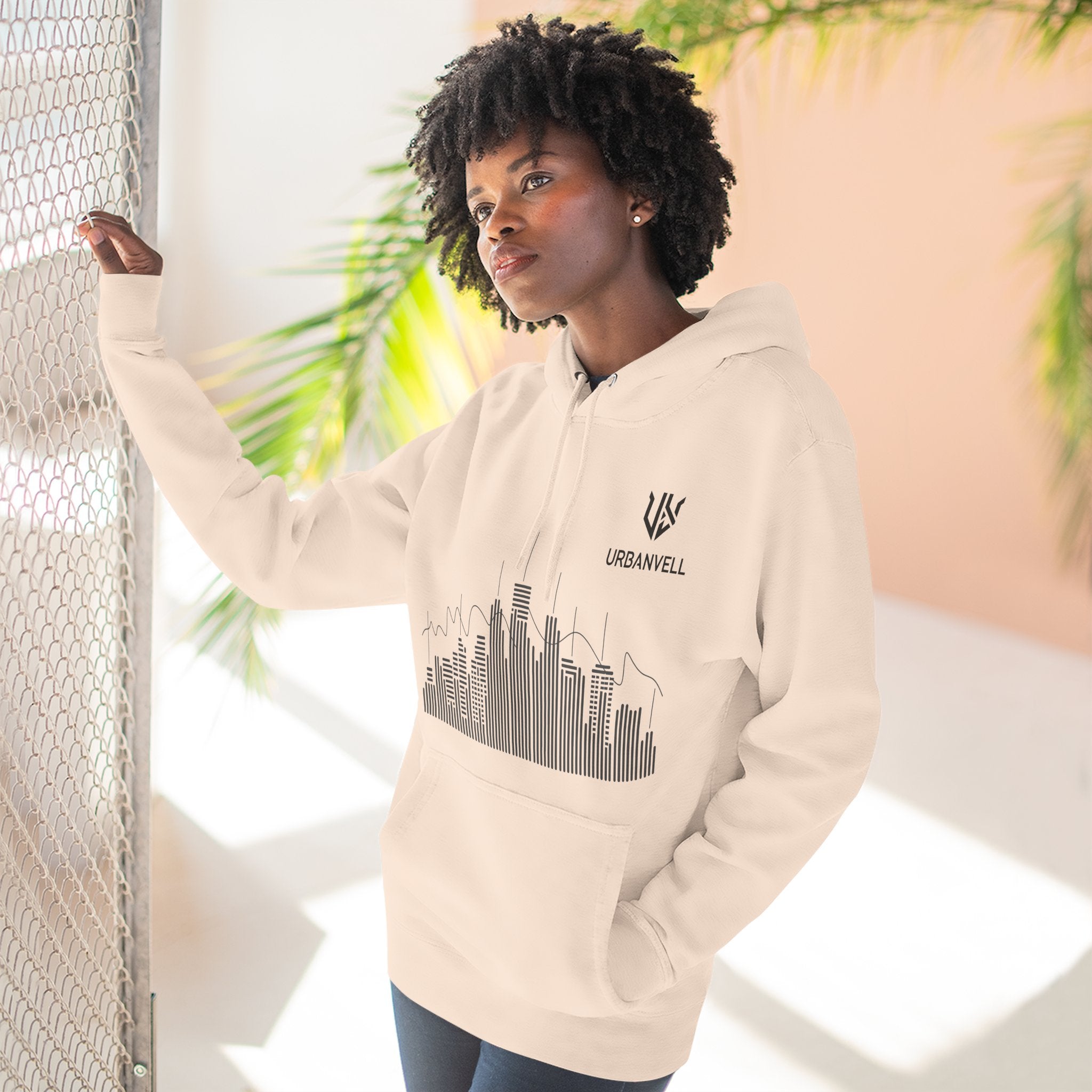 City Skyline Hoodie — URBANVELL Minimalist Skyline Pullover