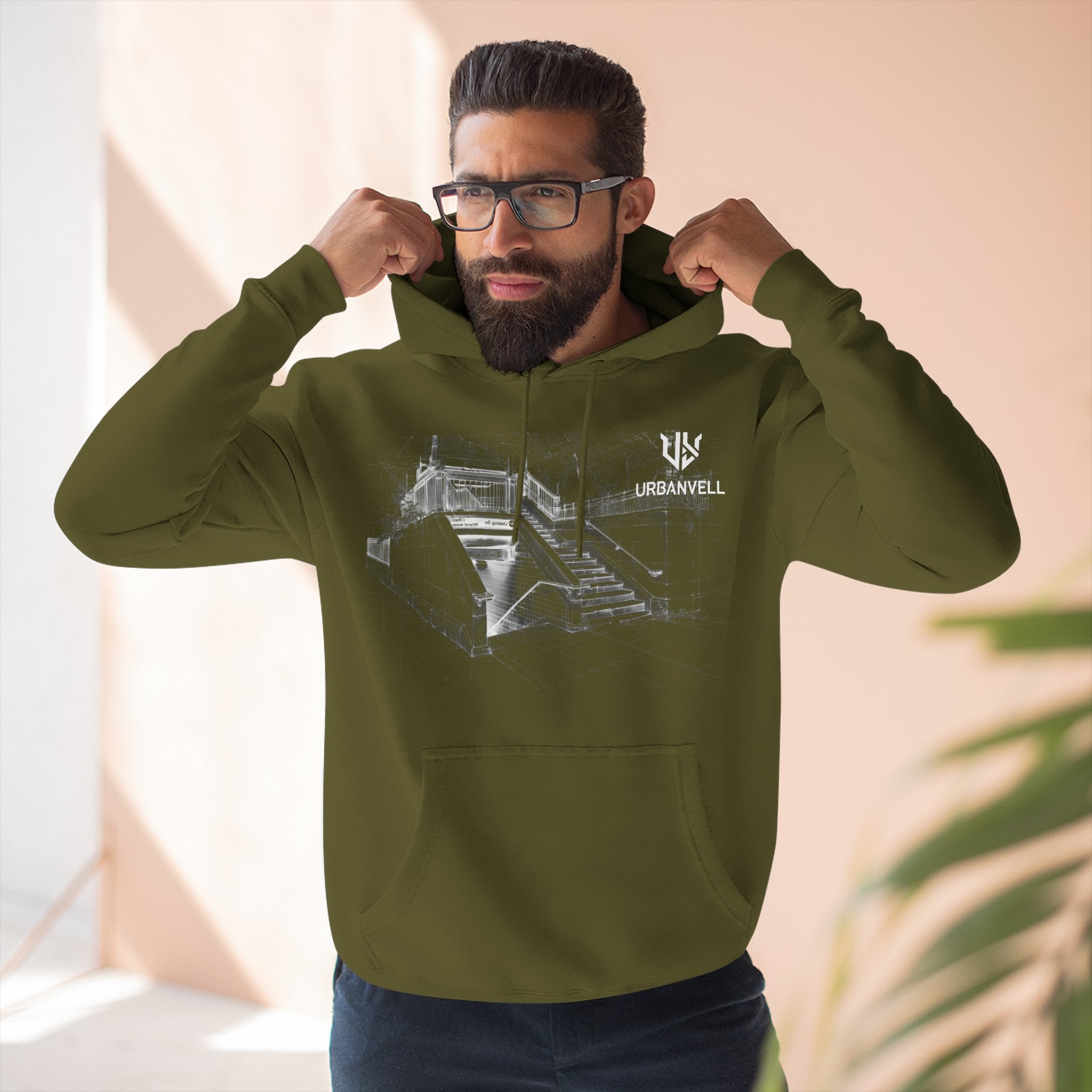 Metro Station Sketch Hoodie — URBANVELL