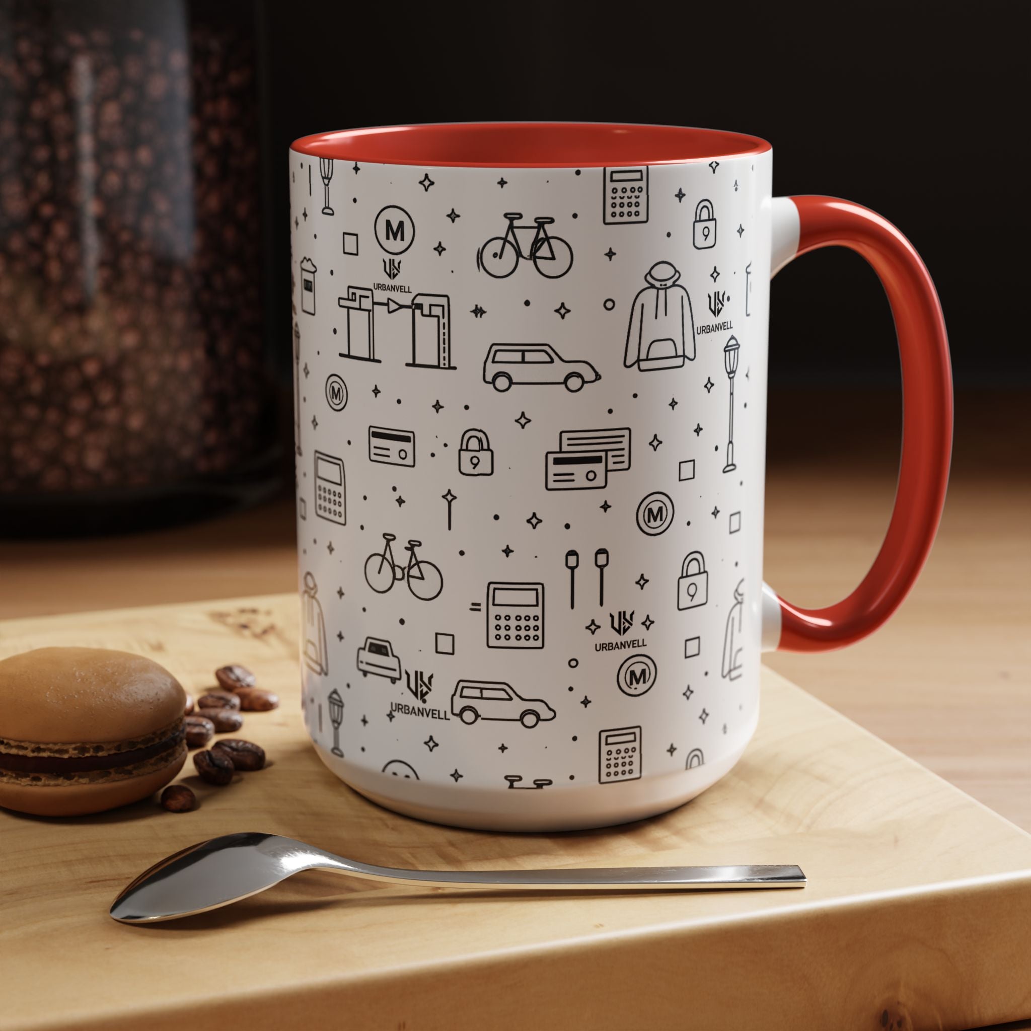 URBAN Pattern Accent Coffee Mug (11/15oz)