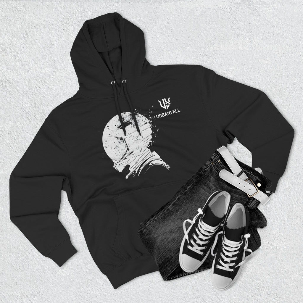 Helmet Hoodie — Vintage Space Helmet Graphic Fleece Hoodie