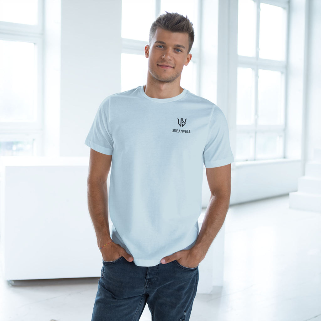 Urbanvell Minimal Logo T-Shirt — White Chest Emblem