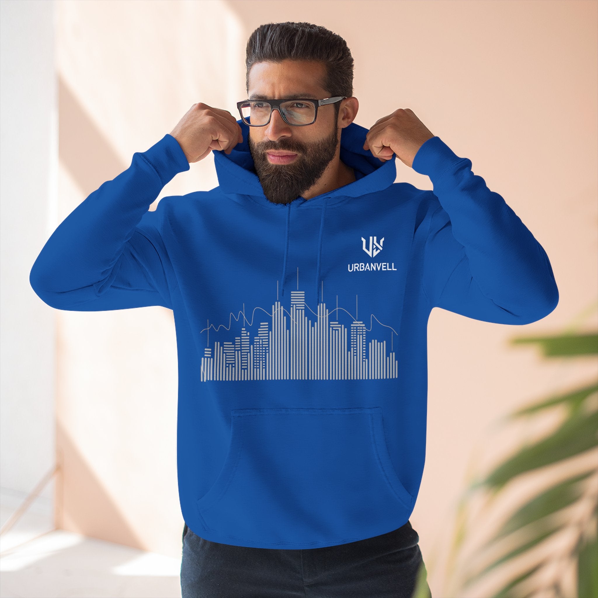 City Skyline Hoodie — URBANVELL Minimalist Skyline Pullover