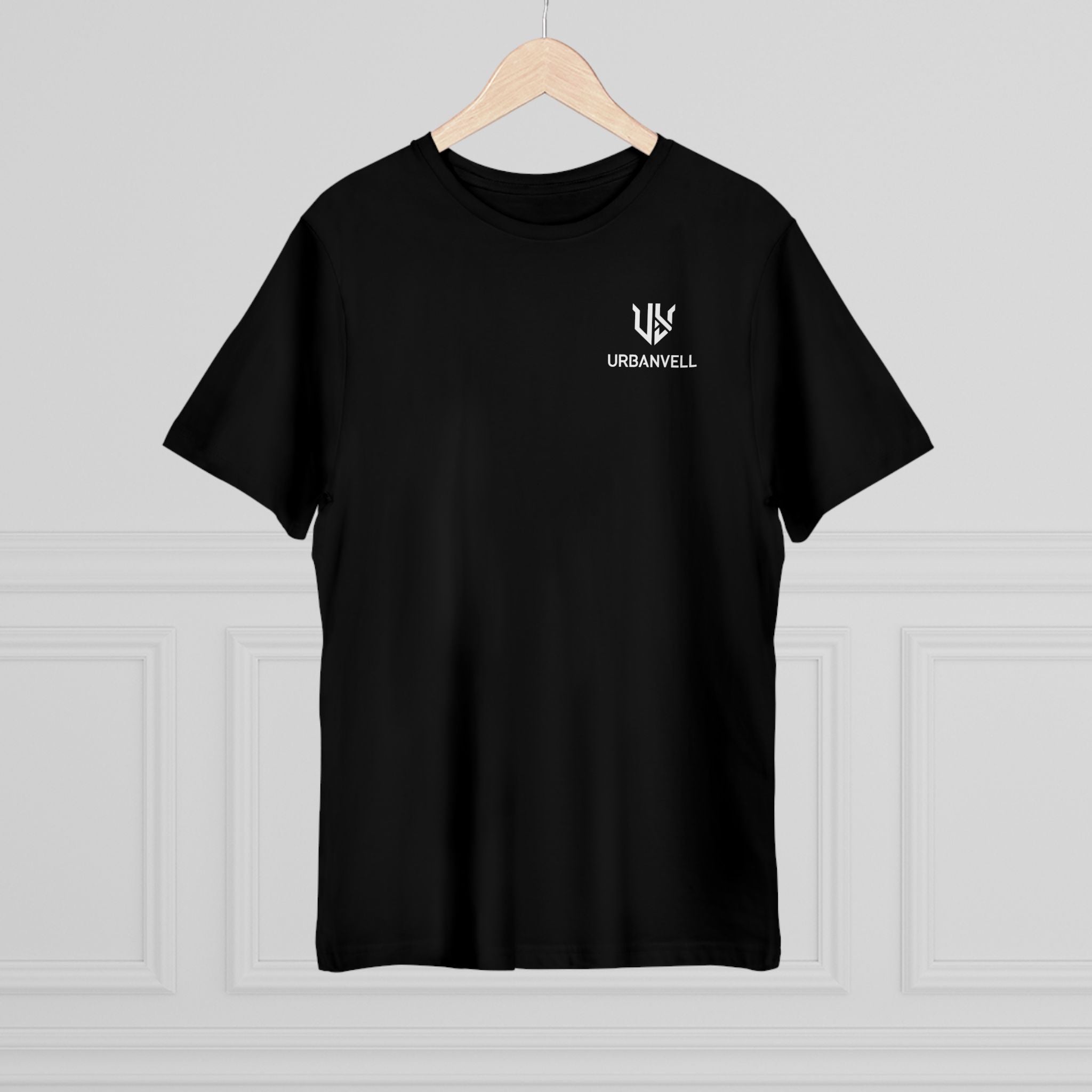 Urbanvell Minimal Logo T-Shirt — White Chest Emblem