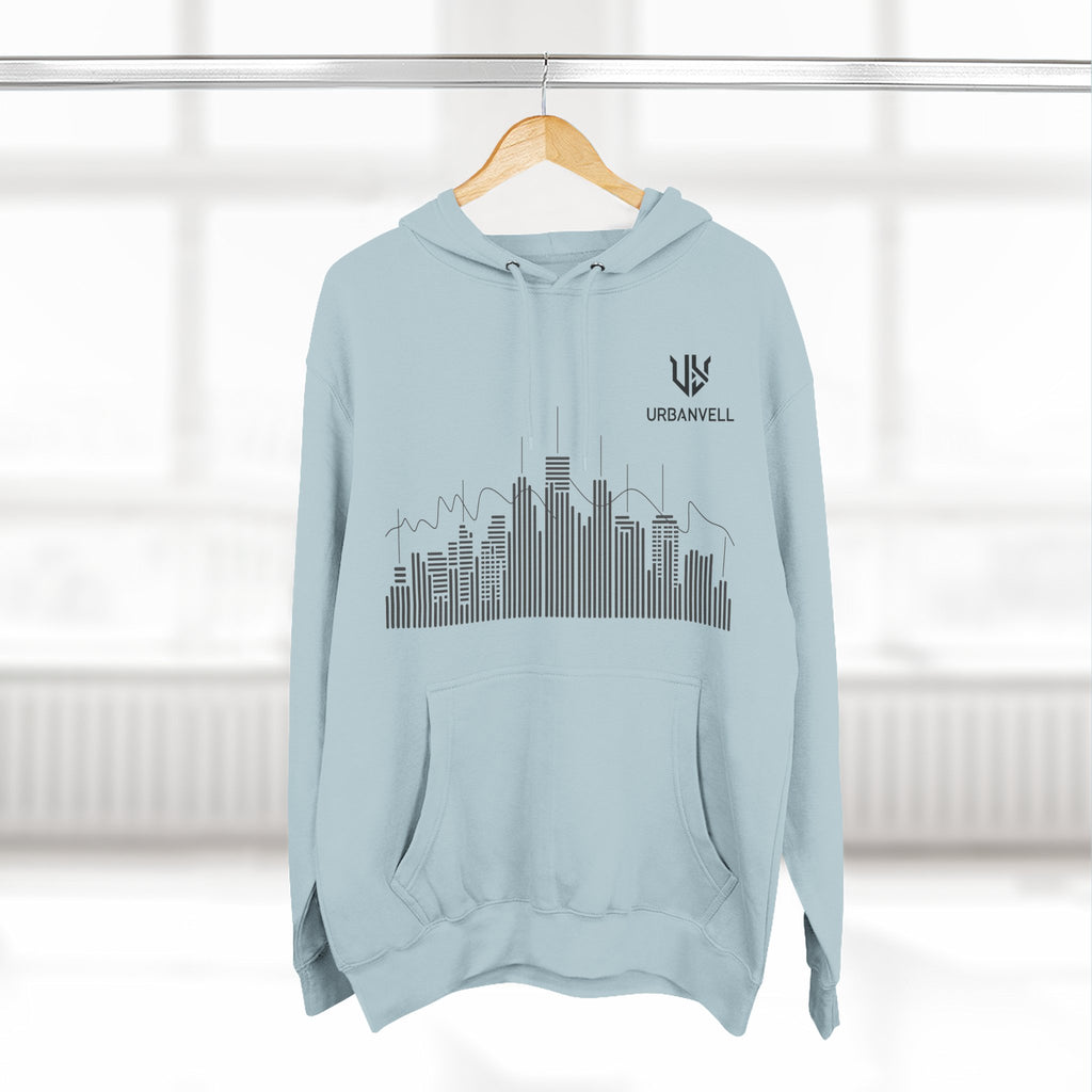 City Skyline Hoodie — URBANVELL Minimalist Skyline Pullover