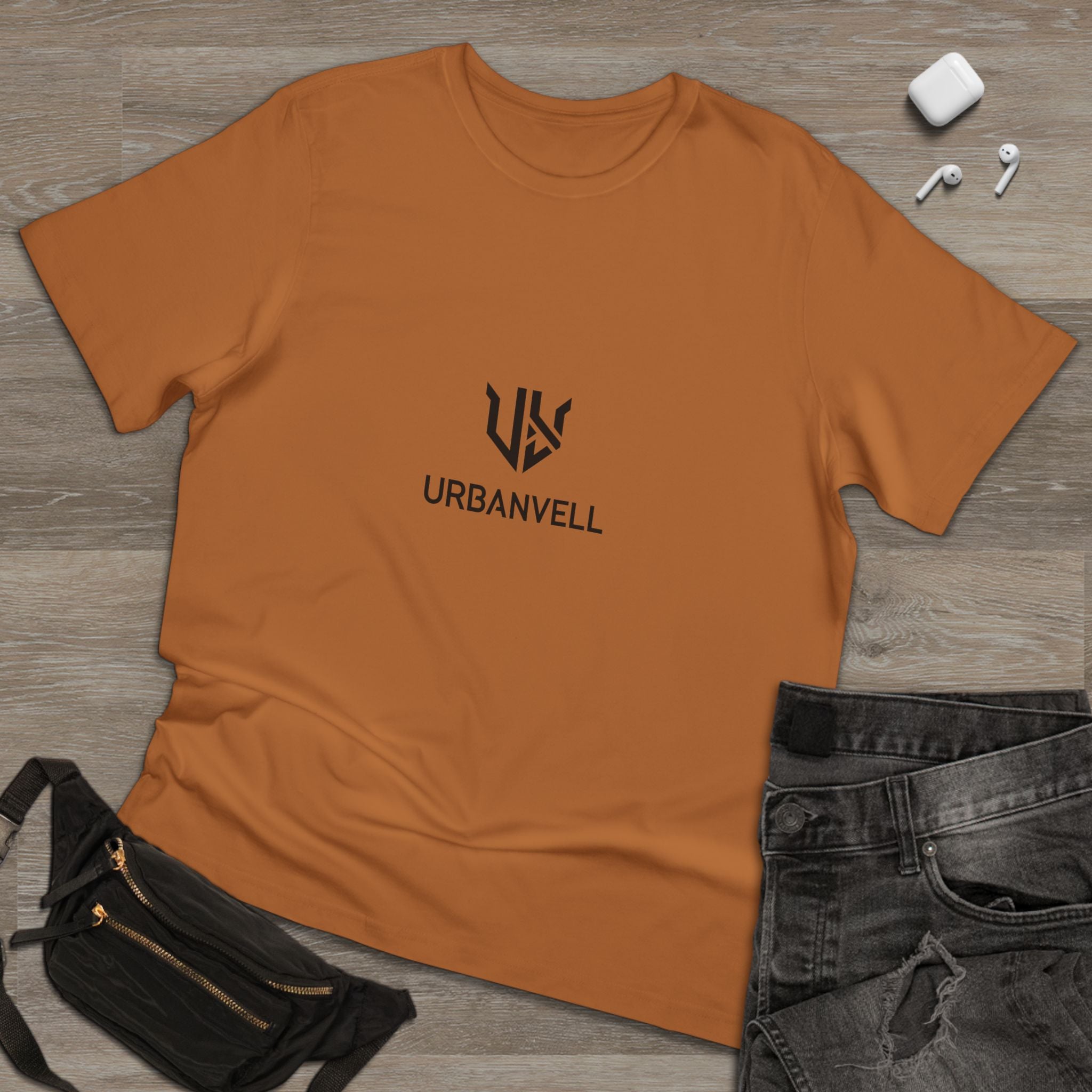 T-Shirt  — Minimal URBANVELL Medium Centered Logo Tee