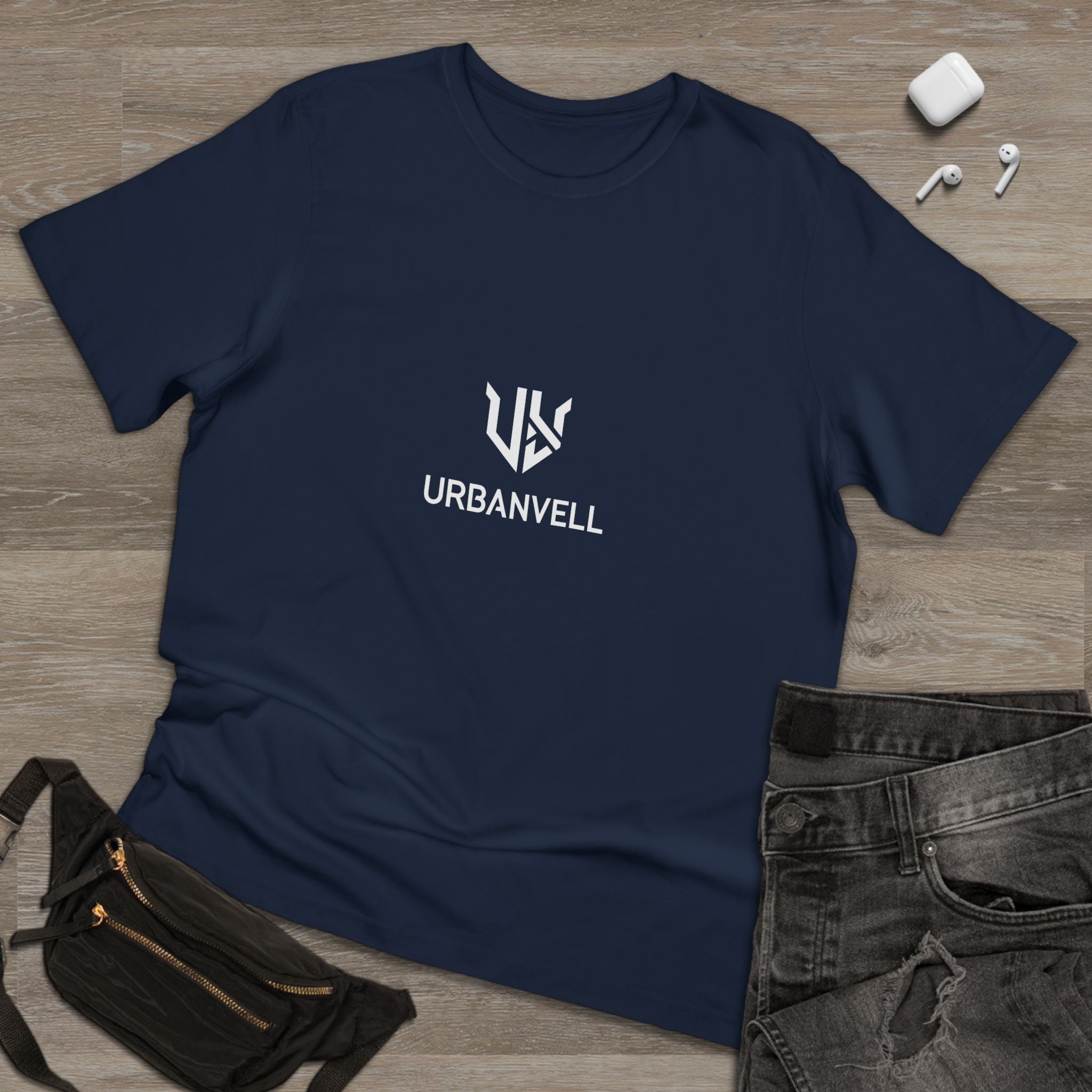 T-Shirt  — Minimal URBANVELL Medium Centered Logo Tee