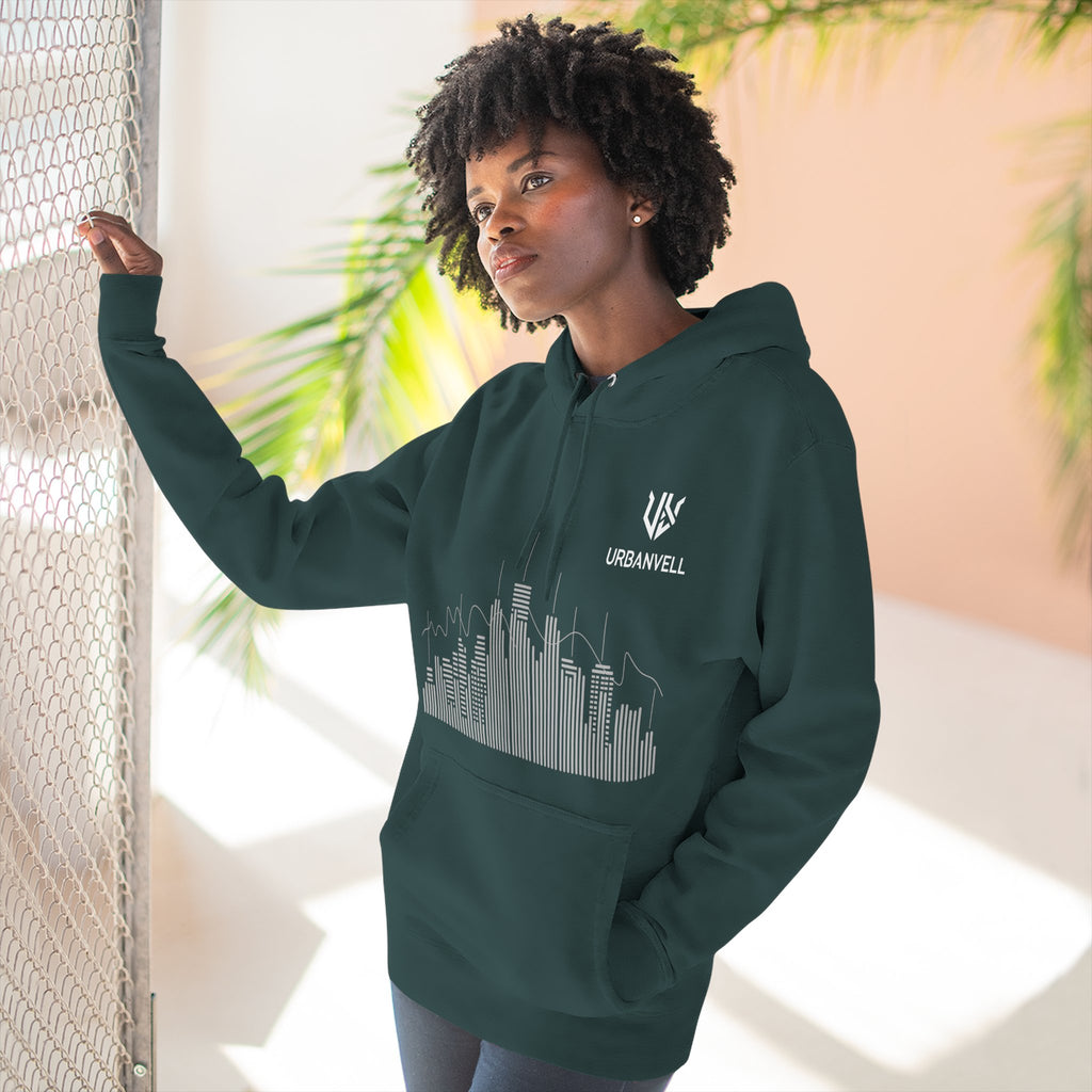 City Skyline Hoodie — URBANVELL Minimalist Skyline Pullover