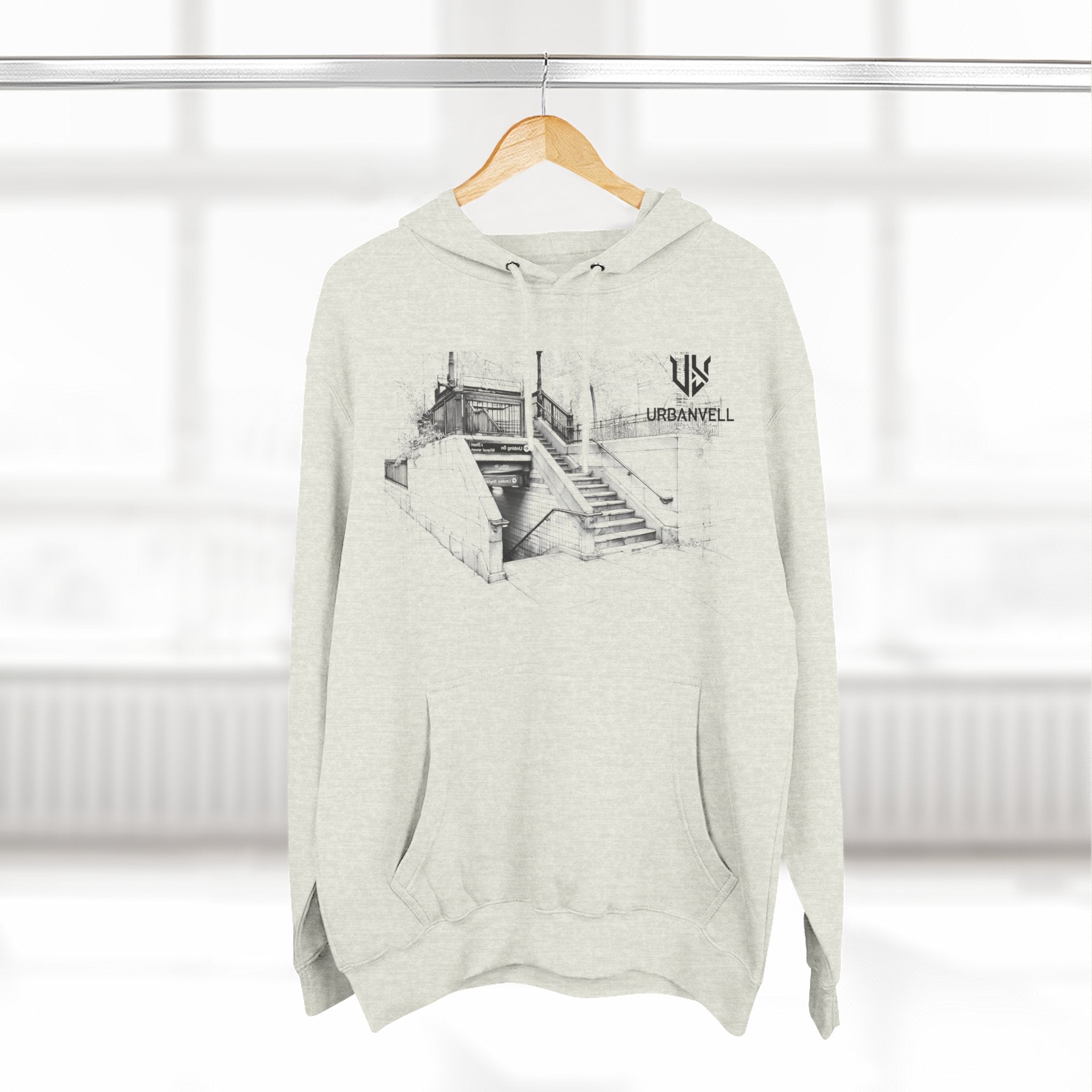 Metro Station Sketch Hoodie — URBANVELL