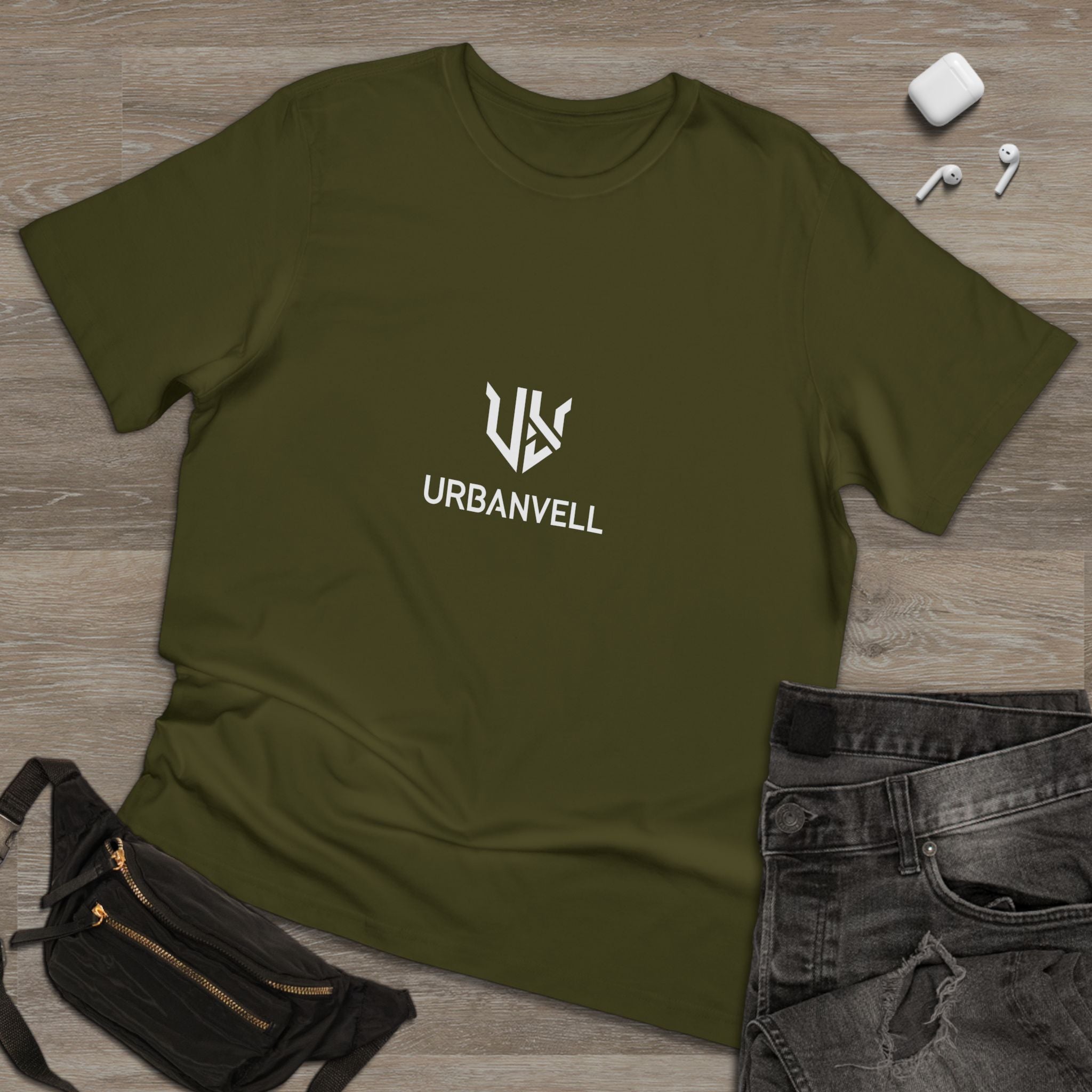 T-Shirt  — Minimal URBANVELL Medium Centered Logo Tee
