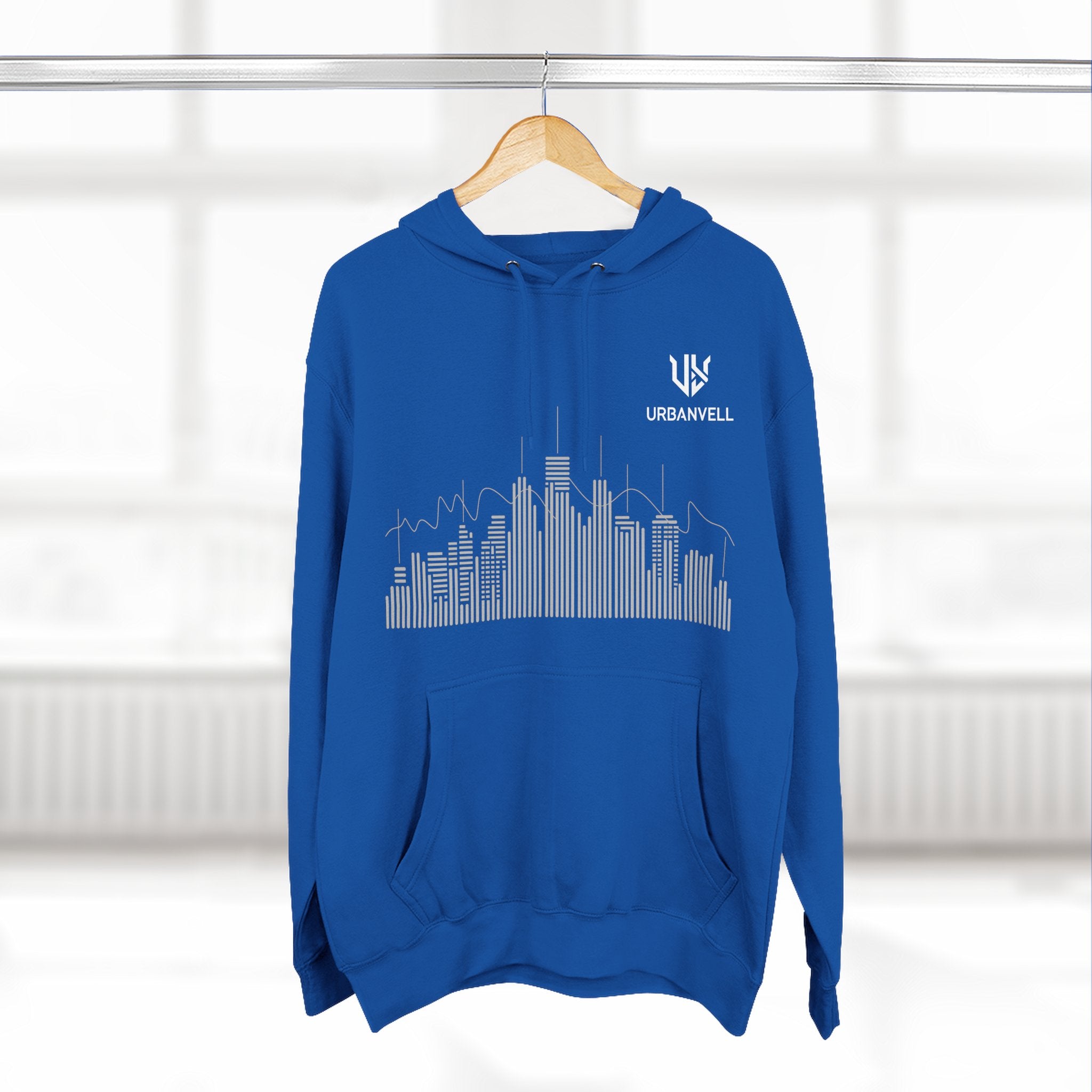 City Skyline Hoodie — URBANVELL Minimalist Skyline Pullover
