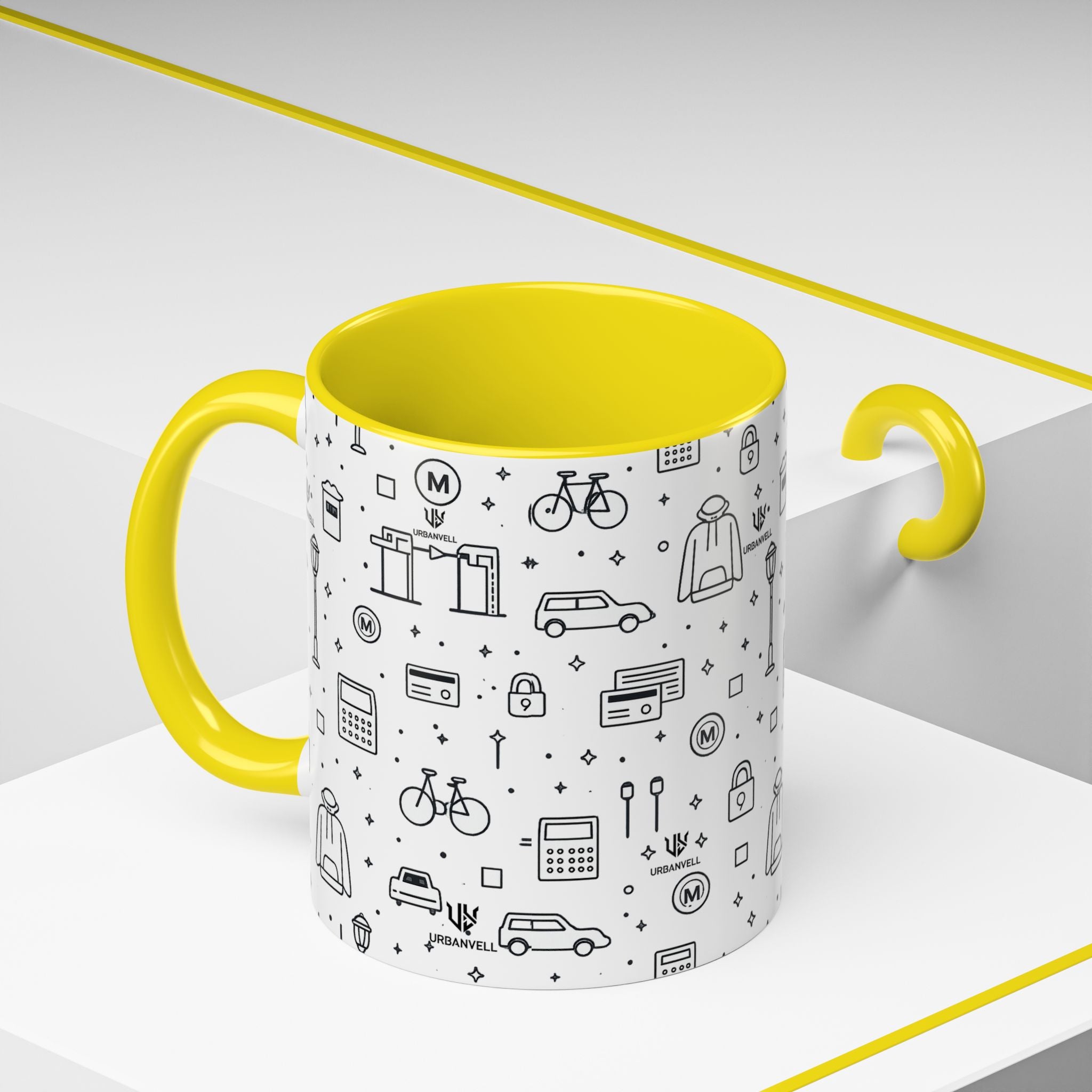 URBAN Pattern Accent Coffee Mug (11/15oz)