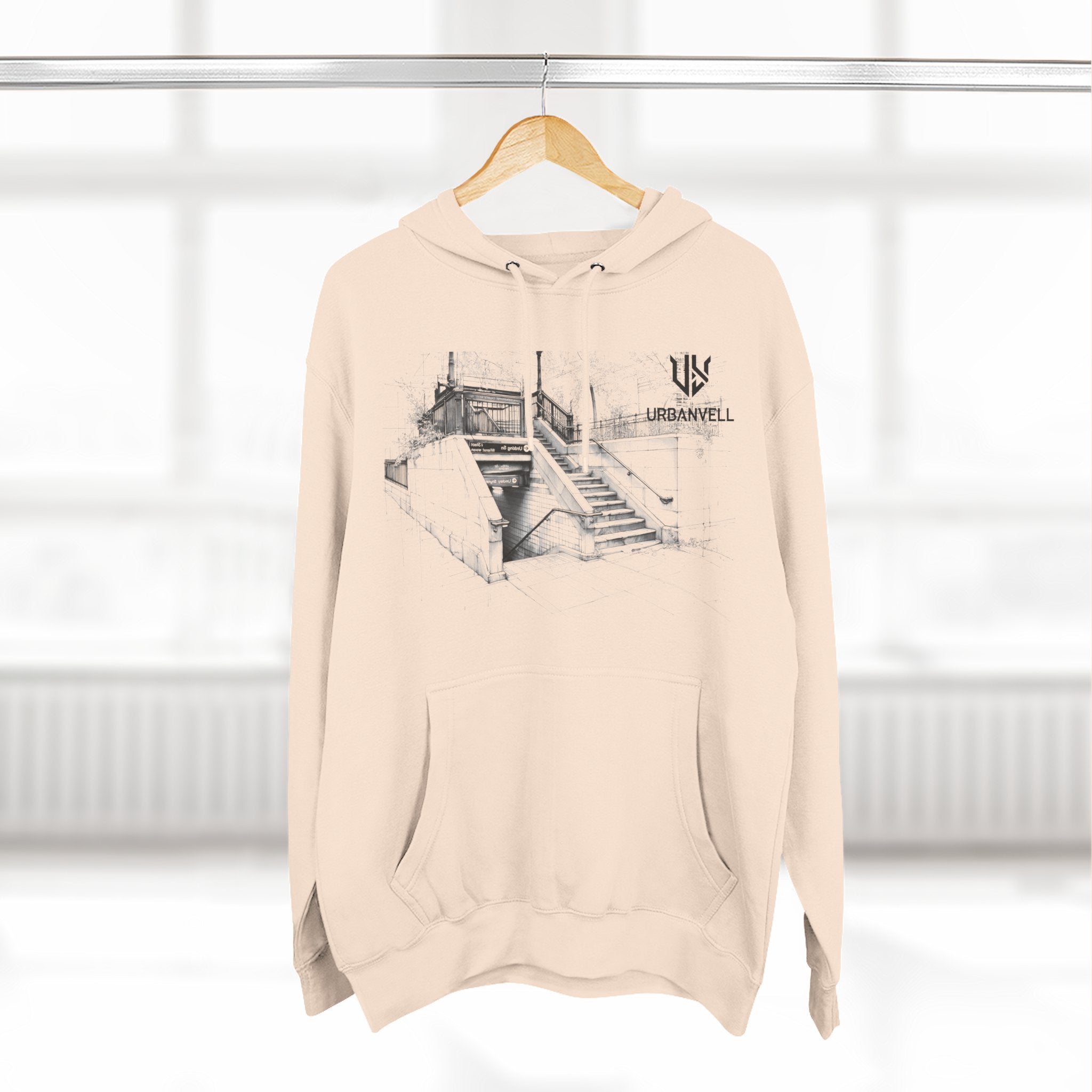 Metro Station Sketch Hoodie — URBANVELL